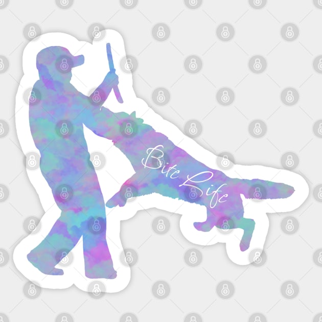 Bite Life Pastel Rainbow Sticker by TrapperWeasel